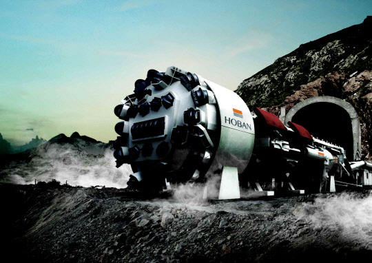 그리퍼 TBM 이미지. <호반산업 제공>